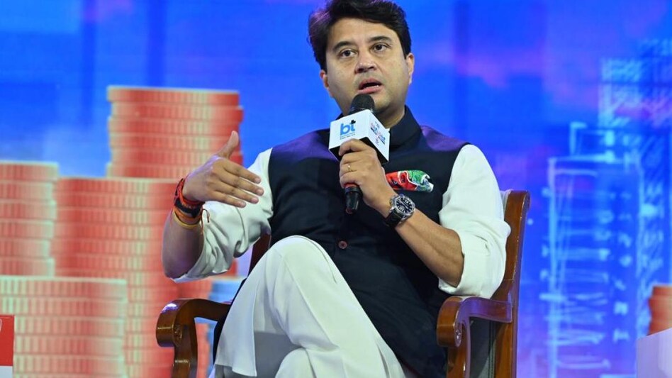 Civil Aviation Minister Jyotiraditya Scindia at BT Mindrush in Mumbai Civil Aviation Minister Jyotiraditya Scindia at BT Mindrush in Mumbai
