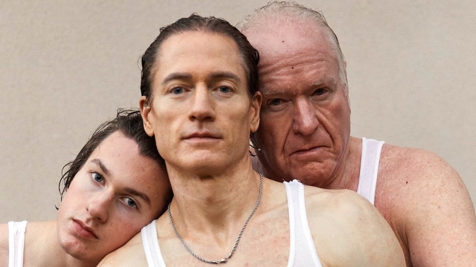 He feels that regular blood transfusions will keep his internal organs young. He feels that regular blood transfusions will keep his internal organs young.