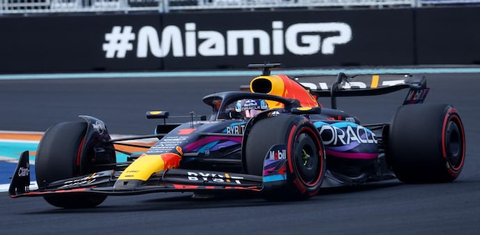 Formula One F1 - Miami Grand Prix - Miami International Autodrome, Miami, Florida - Red Bull's Max Verstappen Formula One F1 - Miami Grand Prix - Miami International Autodrome, Miami, Florida - Red Bull's Max Verstappen