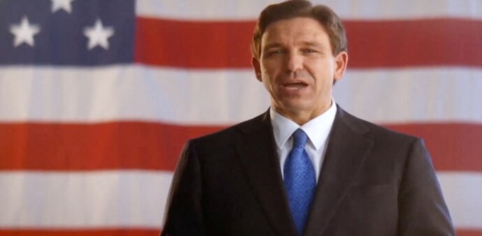 Florida Governor Ron DeSantis speaks as he announces he is running for the 2024 Republican presidential nomination Florida Governor Ron DeSantis speaks as he announces he is running for the 2024 Republican presidential nomination