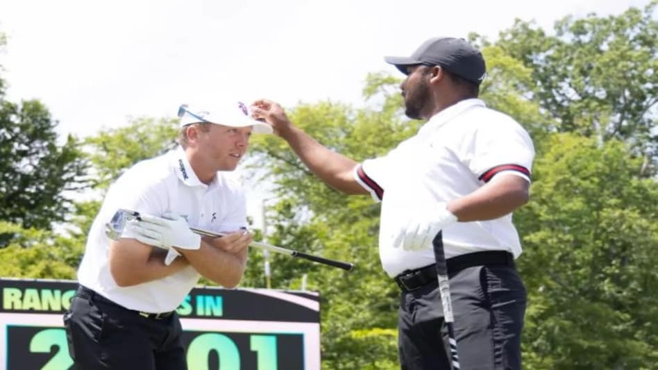 The Torque member from Chile went 5-under 67 that included 10 birdies and five bogeys to take a one-stroke lead The Torque member from Chile went 5-under 67 that included 10 birdies and five bogeys to take a one-stroke lead