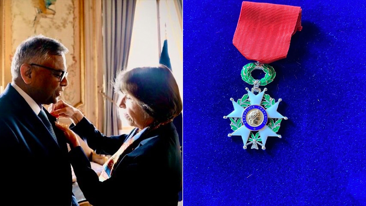 N Chandrasekaran awarded with France's highest order of merit N Chandrasekaran awarded with France's highest order of merit