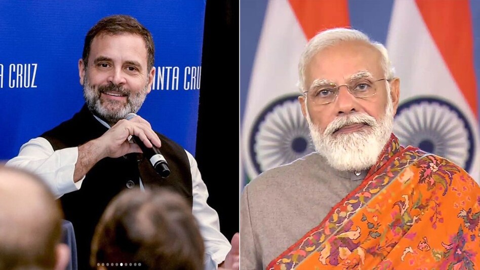 Rahul Gandhi takes aim at PM Modi in his University of California address Rahul Gandhi takes aim at PM Modi in his University of California address