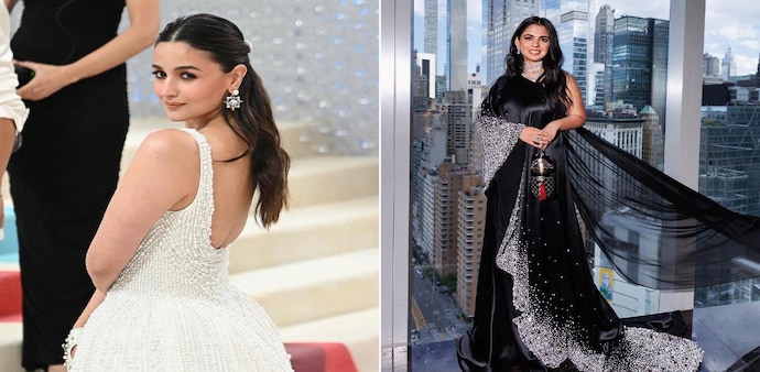 Met Gala: Isha Ambani and Alia Bhatt donned Prabal Gurung outfits Met Gala: Isha Ambani and Alia Bhatt donned Prabal Gurung outfits