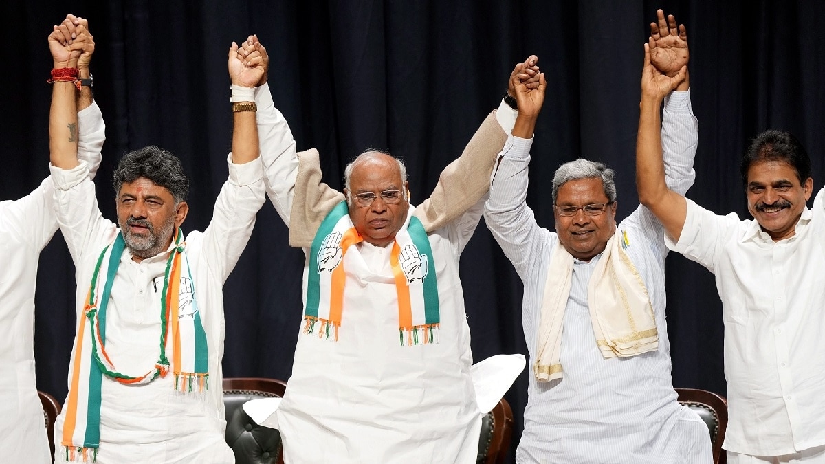 Congress makes a stunning comeback in Karnataka as BJP fails to break 38-year jinx; CLP meeting to decide next CM on Sunday Congress makes a stunning comeback in Karnataka as BJP fails to break 38-year jinx; CLP meeting to decide next CM on Sunday