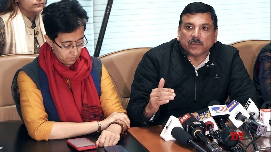 Atishi and Sanjay Singh (Source: IANS) Atishi and Sanjay Singh (Source: IANS)
