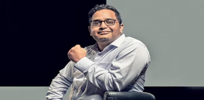 The Paytm chief compared Artificial General Intelligence (AGI) to smartphones 10 years ago. (Photograph by Bandeep Singh) The Paytm chief compared Artificial General Intelligence (AGI) to smartphones 10 years ago. (Photograph by Bandeep Singh)