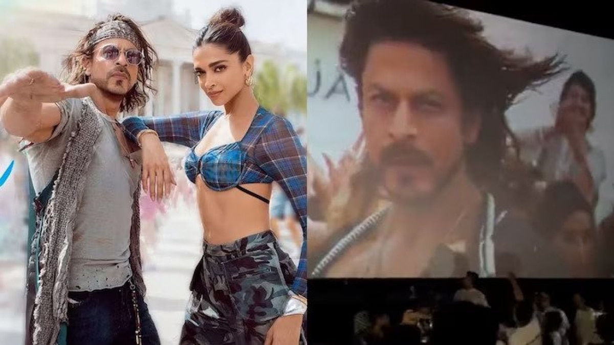 Shah Rukh Khan's fan club posted a video on Twitter, which showed fans dancing merrily to the song in cinema halls. Shah Rukh Khan's fan club posted a video on Twitter, which showed fans dancing merrily to the song in cinema halls.