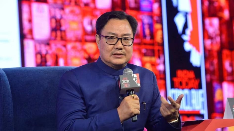 Outgoing Law Minister Kiren Rijiju thanks CJI DY Chandrachud, judges for 'huge support' - BusinessToday