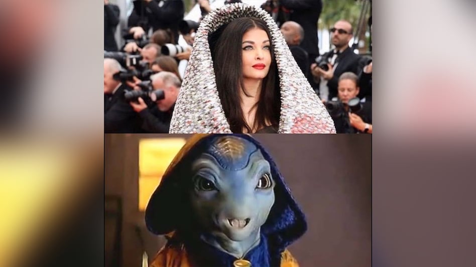 Some netizens compared her to the character Jadoo from the film Koi...Mil Gaya and some compared it with aluminium wrap and gift wraps, to one even comparing her to the Middle Eastern delicacy, the shawarma Some netizens compared her to the character Jadoo from the film Koi...Mil Gaya and some compared it with aluminium wrap and gift wraps, to one even comparing her to the Middle Eastern delicacy, the shawarma