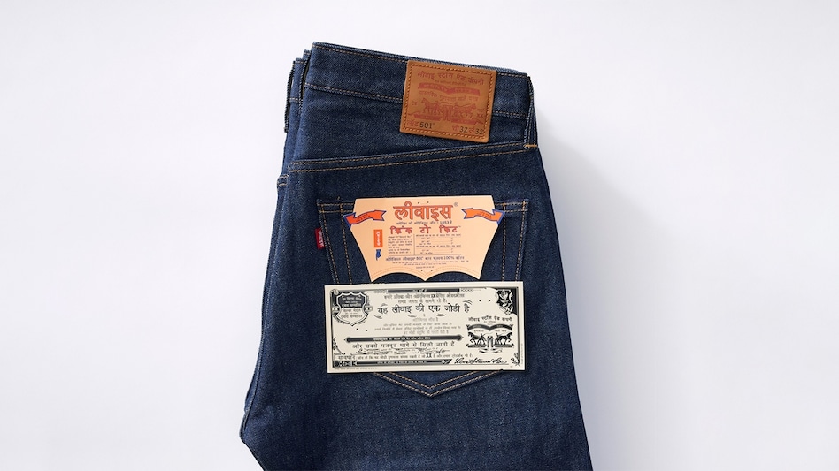 The limited-edition international 501 jean comes with a leather patch translated into six languages – Japanese, Hindi, French, Spanish, Korean and simplified Chinese. The limited-edition international 501 jean comes with a leather patch translated into six languages – Japanese, Hindi, French, Spanish, Korean and simplified Chinese.