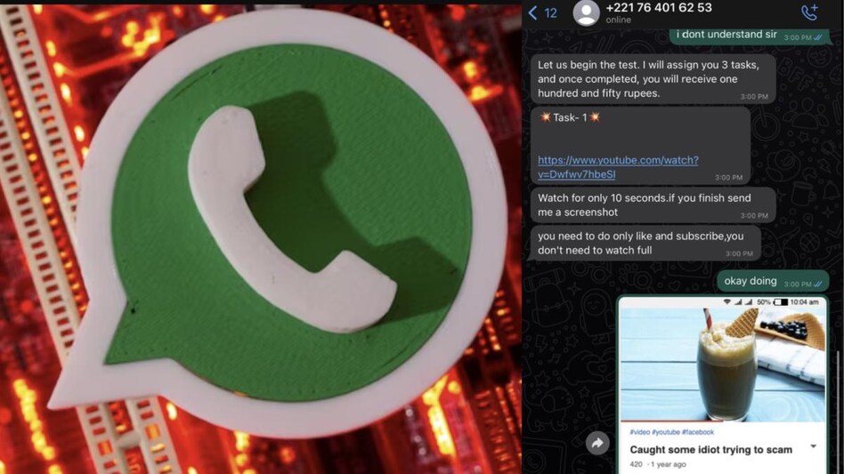 Viral WhatsApp chat shows how woman tricked scammers who tried to dupe her by offering fake job Viral WhatsApp chat shows how woman tricked scammers who tried to dupe her by offering fake job