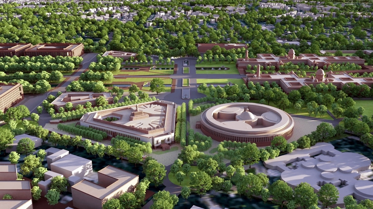 The layout of the new parliament building The layout of the new parliament building