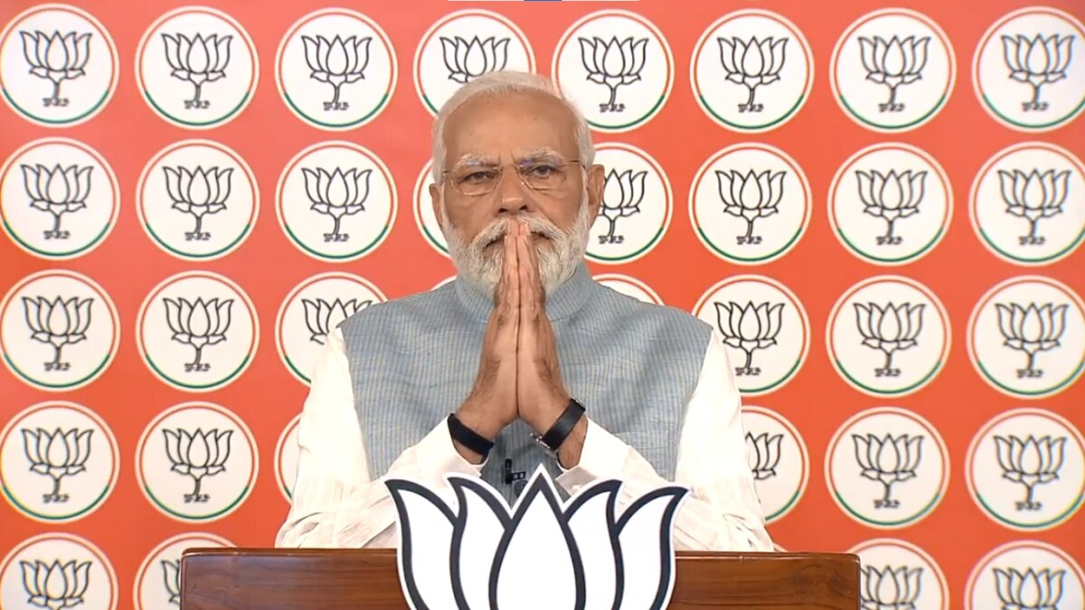 PM Modi addresses Karnataka on video, calls their dreams his own (Photo: Twitter) PM Modi addresses Karnataka on video, calls their dreams his own (Photo: Twitter)