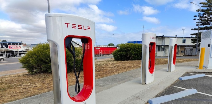 Tesla charger in Tasmania (Image: Danny Dcruze) Tesla charger in Tasmania (Image: Danny Dcruze)