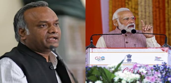 Priyank Kharge has now called PM Modi a 'nalayak beta' (useless beta). Priyank Kharge has now called PM Modi a 'nalayak beta' (useless beta).