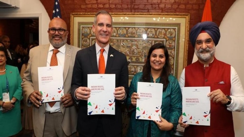 Indian companies spent nearly $185 million on corporate social responsibility in America, said the seventh edition of the survey titled "Indian Roots, American Soil". Indian companies spent nearly $185 million on corporate social responsibility in America, said the seventh edition of the survey titled "Indian Roots, American Soil".