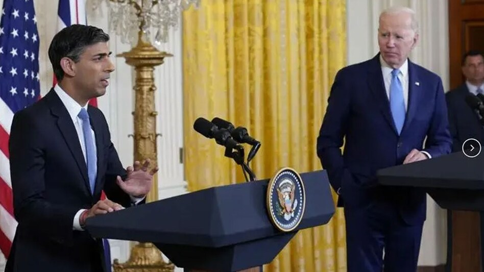 Rishi Sunak and Joe Biden Rishi Sunak and Joe Biden