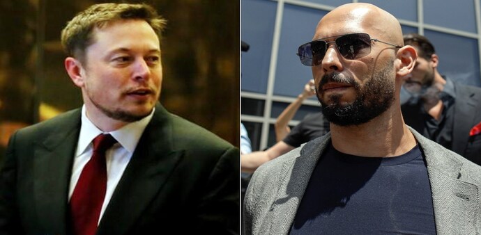 Elon Musk and Andrew Tate Elon Musk and Andrew Tate