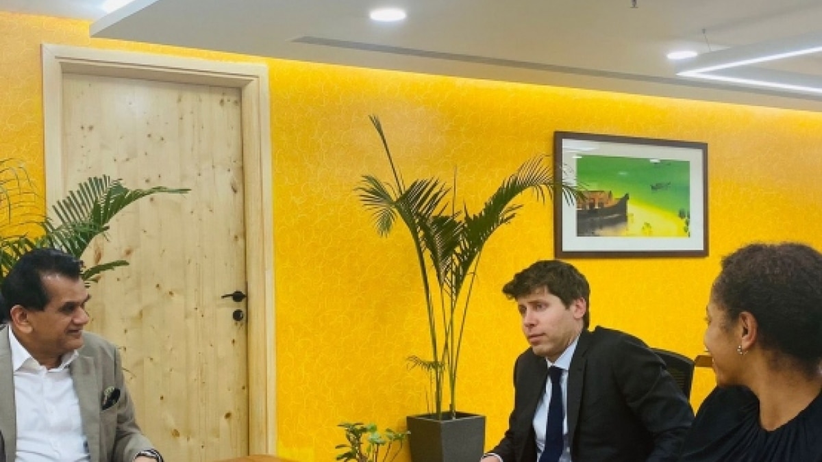 Sam Altman meets G20 Sherpa Amitabh Kant has been created. Sam Altman meets G20 Sherpa Amitabh Kant has been created.