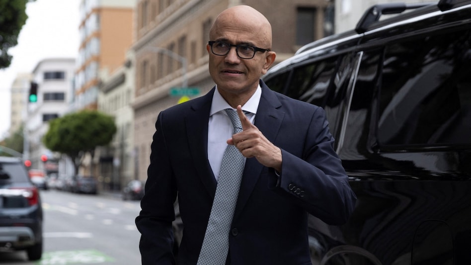 Chief Executive Officer of Microsoft Corporation Satya Nadella arrives to testify at the northern district of California, in Downtown San Francisco Chief Executive Officer of Microsoft Corporation Satya Nadella arrives to testify at the northern district of California, in Downtown San Francisco