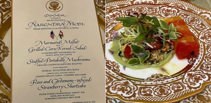 Menu for PM Modi's State Dinner hosted by the Bidens Menu for PM Modi's State Dinner hosted by the Bidens