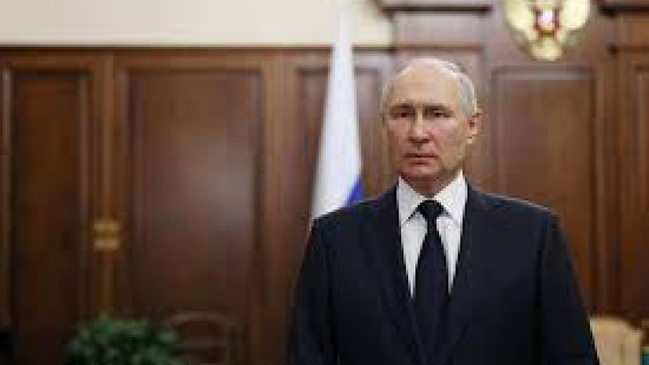 Russian President Vladimir Putin gives a televised address in Moscow, Russia, June 26, 2023 Russian President Vladimir Putin gives a televised address in Moscow, Russia, June 26, 2023