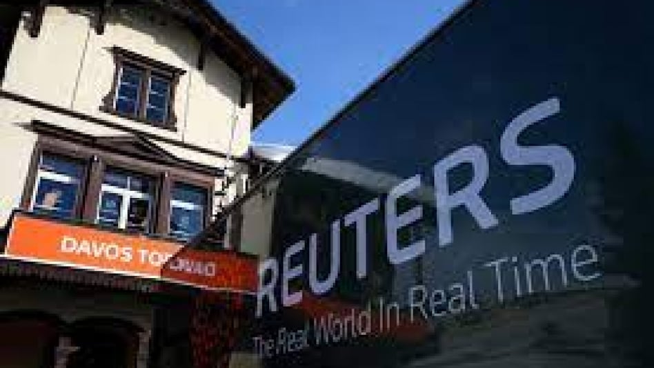 A logo of Thomson Reuters is pictured on a truck during preparations for the annual meeting of the World Economic Forum (WEF), in Davos, Switzerland January 19, 2020 A logo of Thomson Reuters is pictured on a truck during preparations for the annual meeting of the World Economic Forum (WEF), in Davos, Switzerland January 19, 2020