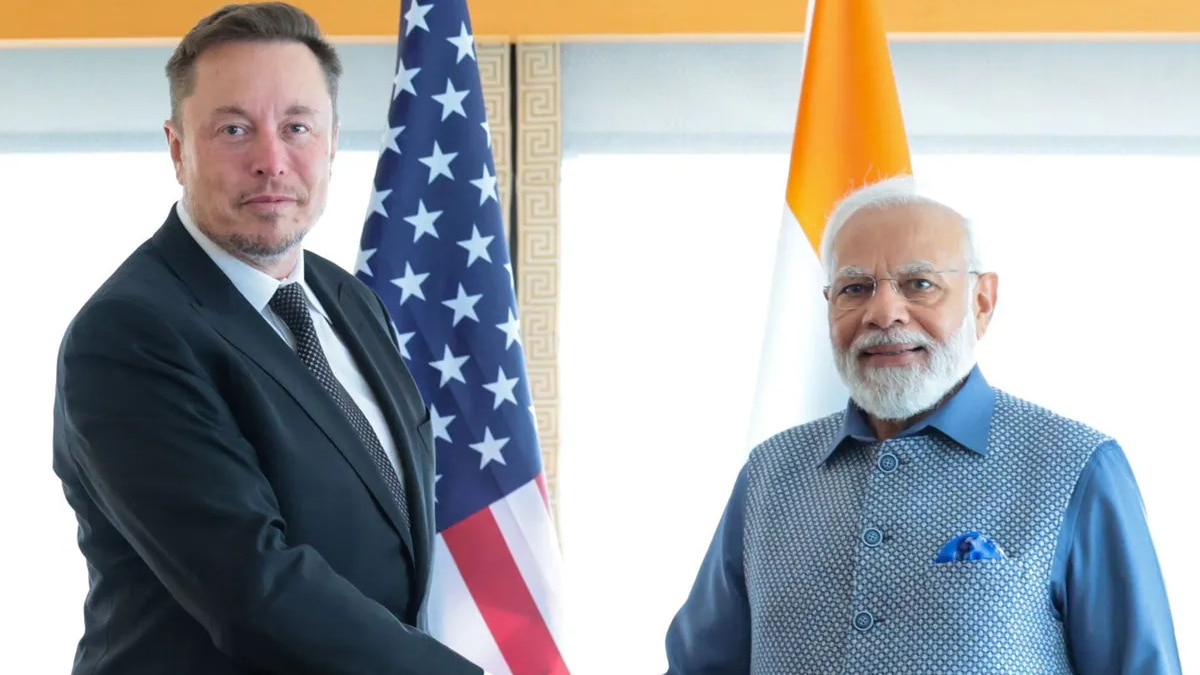 Elon Musk and PM Narendra Modi Elon Musk and PM Narendra Modi