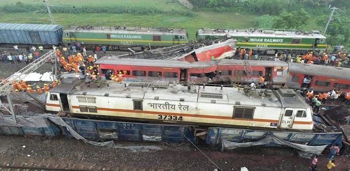 The Balasore train accident took place on Friday evening when the Shalimar-Chennai Coromandel Express collided with a stationary goods train The Balasore train accident took place on Friday evening when the Shalimar-Chennai Coromandel Express collided with a stationary goods train