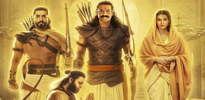 The movie "Adipurush" occupied social media space with videos and photographs of people offering prayers before settling down in their seats. The movie "Adipurush" occupied social media space with videos and photographs of people offering prayers before settling down in their seats.