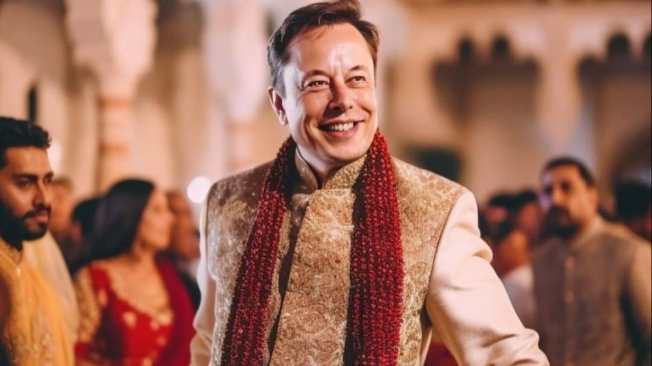 Elon Musk's AI-generated photo Elon Musk's AI-generated photo