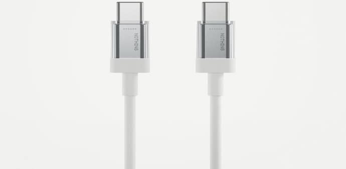 Transparent USB C cable Transparent USB C cable
