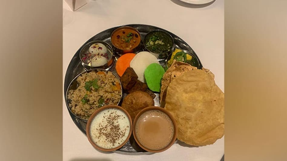 The special ‘Modi Ji Thali’ has been curated by chef Shripad Kulkarni The special ‘Modi Ji Thali’ has been curated by chef Shripad Kulkarni