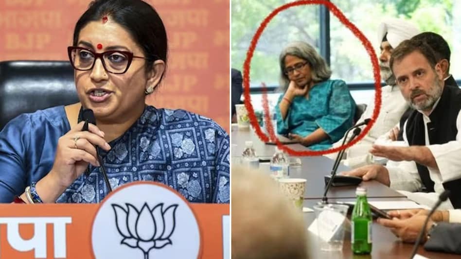 'Why Rahul Gandhi hobnobbing with those funded by Soros': Smriti Irani slams Congress after FIR against Amit Malviya 'Why Rahul Gandhi hobnobbing with those funded by Soros': Smriti Irani slams Congress after FIR against Amit Malviya