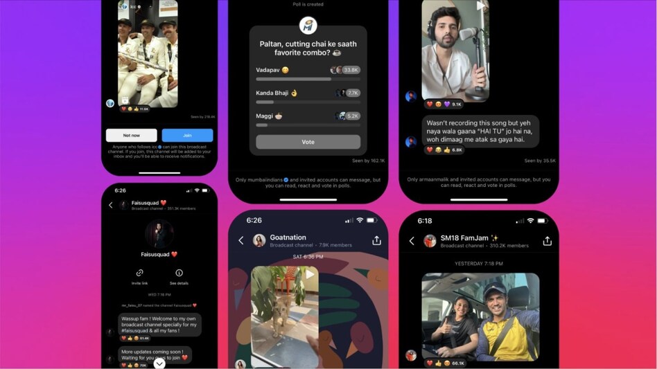 Instagram brings Broadcast Channels to India to let you connect with your favourite creator via DM Instagram brings Broadcast Channels to India to let you connect with your favourite creator via DM
