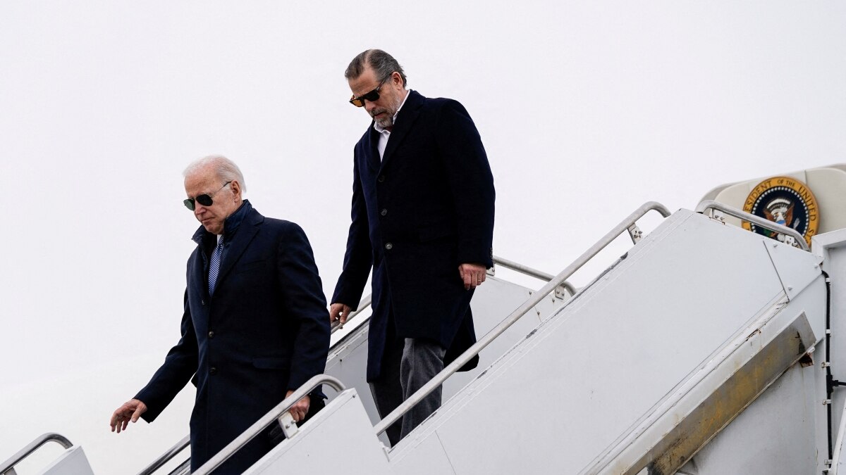 Joe Biden’s son Hunter charged with tax evasion and illegal possession of weapons