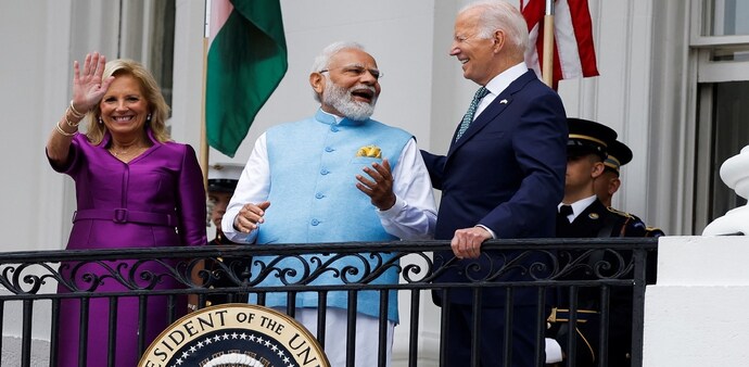 US President Joe Biden hosts Prime Minister Narendra Modi for an official White House State Visit in Washington US President Joe Biden hosts Prime Minister Narendra Modi for an official White House State Visit in Washington