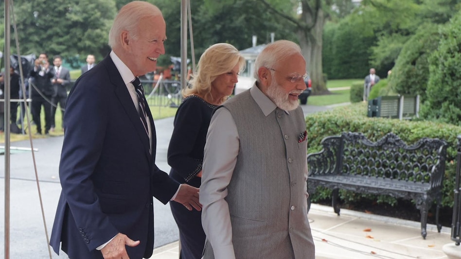 President Joe Biden and First Lady Jill Biden hosted PM Modi for an intimate dinner at White House President Joe Biden and First Lady Jill Biden hosted PM Modi for an intimate dinner at White House