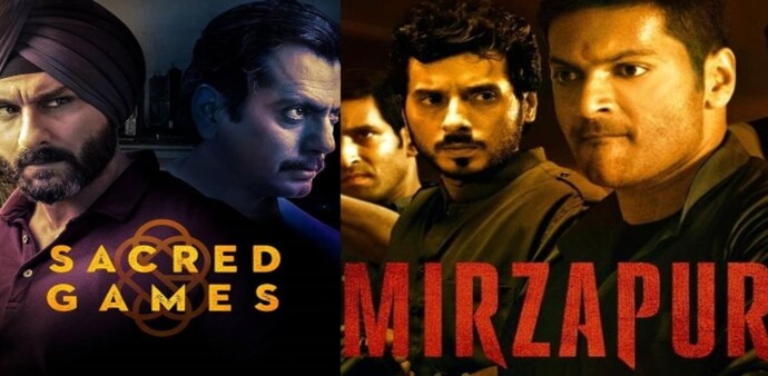 'Sacred Games' and 'Mirzapur' both have an IMDb rating of 8.5 out of 10. 'Sacred Games' and 'Mirzapur' both have an IMDb rating of 8.5 out of 10.