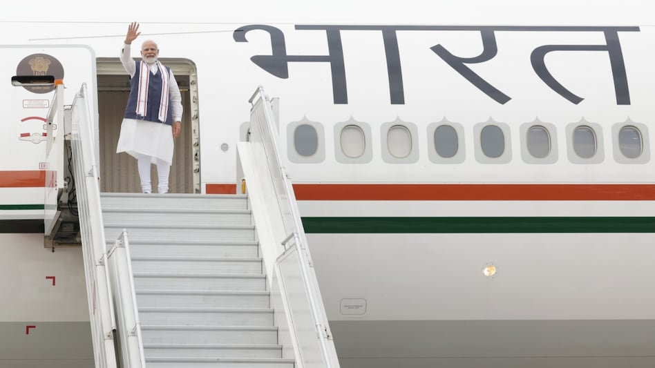 PM Modi has landed in in New York, USA PM Modi has landed in in New York, USA