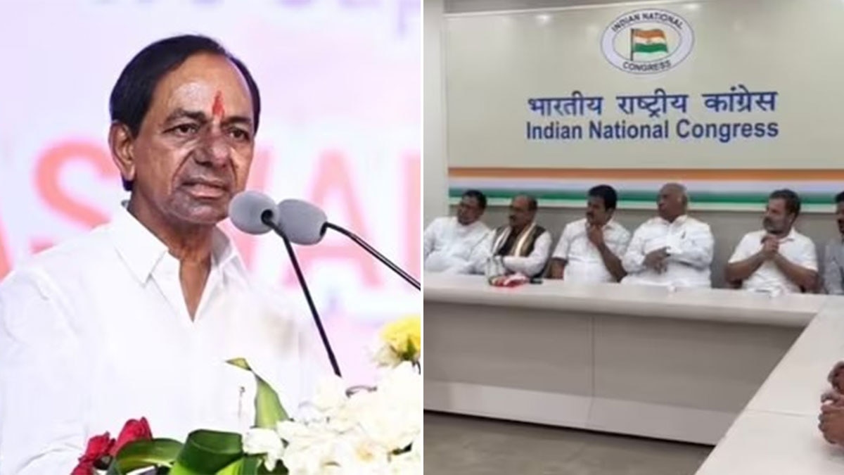 Telangana: Massive setback to KCR as over 12 former ministers, MLAs join Congress