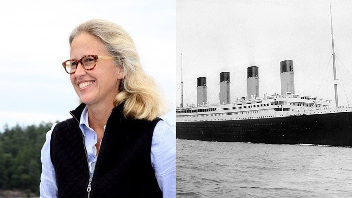 Wendy Rush, wife of the pilot, is a descendant of a couple who died in the Titanic Wendy Rush, wife of the pilot, is a descendant of a couple who died in the Titanic