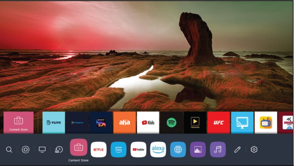 The HUEQ A series uses WebOS which offers a range of features and applications for access to personalized content recommendations The HUEQ A series uses WebOS which offers a range of features and applications for access to personalized content recommendations