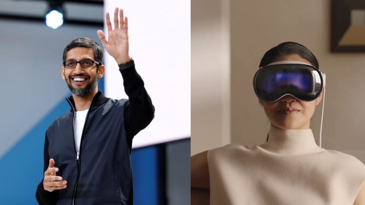 Google CEO Sundar Pichai says he is excited about the potential of tech like Apple Vision Pro Google CEO Sundar Pichai says he is excited about the potential of tech like Apple Vision Pro