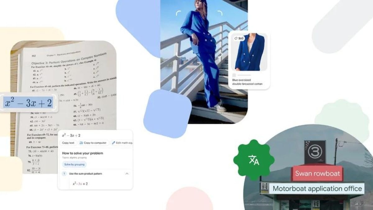 Google Lens can help users with their homework Google Lens can help users with their homework