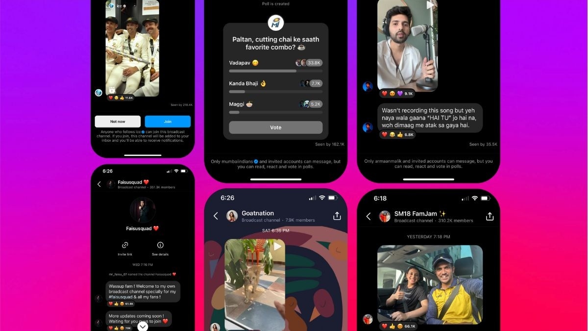 Instagram Broadcast Channel feature is now available for all users in India Instagram Broadcast Channel feature is now available for all users in India