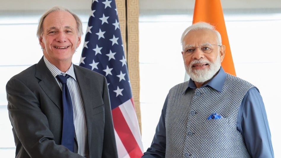 The Foreign Ministry described PM Modi's meeting with Dalio as "fruitful". The Foreign Ministry described PM Modi's meeting with Dalio as "fruitful".