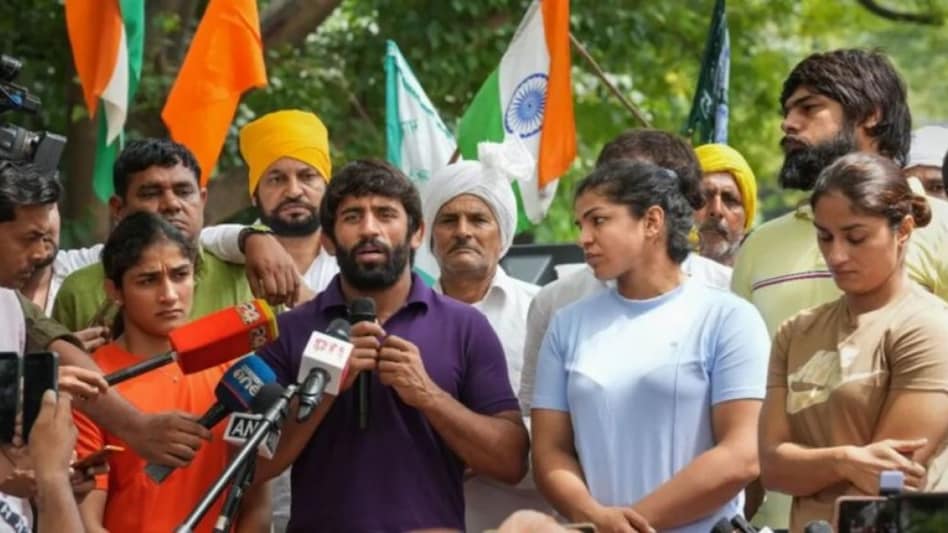 Earlier in the day, the Delhi Police recommended dropping of POCSO charges against Brij Bhushan Sharan Singh but charged him with sexual harassment and stalking six women wrestlers. Earlier in the day, the Delhi Police recommended dropping of POCSO charges against Brij Bhushan Sharan Singh but charged him with sexual harassment and stalking six women wrestlers.