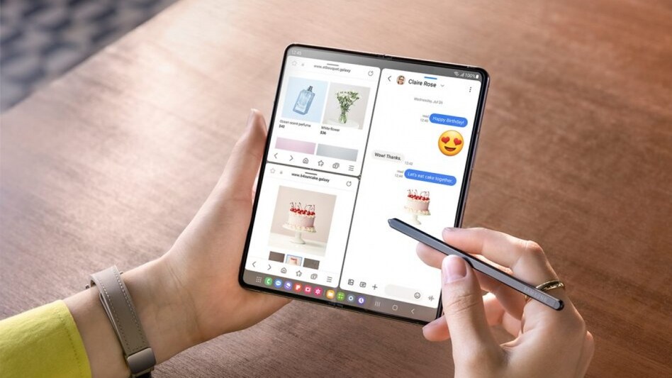 Samsung Galaxy Z Fold5 unveiled with a slimmer S-Pen; see specs, price of Samsung's thinnest foldable yet Samsung Galaxy Z Fold5 unveiled with a slimmer S-Pen; see specs, price of Samsung's thinnest foldable yet